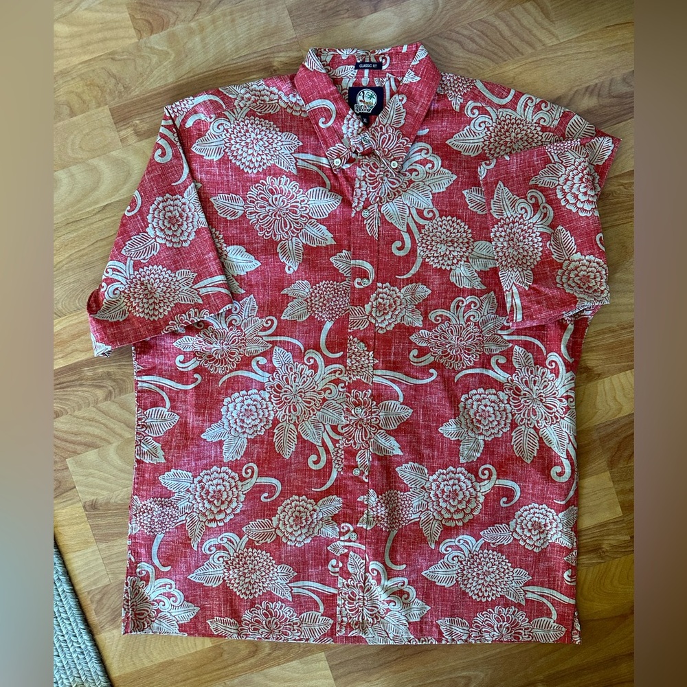 Reyn Spooner mens aloha shirt